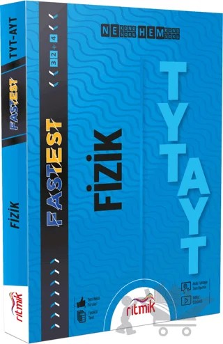 TYT - AYT Fastest Fizik Konu Anlatımlı Soru Bankası – Kolektif – Ritmik Yayınları kitap kapağı