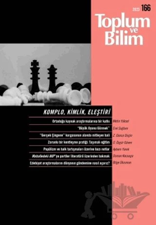 Toplum ve Bilim Dergisi Sayı: 166 – İletişim Yayınevi kitap kapağı