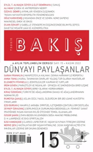 Teorik Bakış Sayı: 15 – Minör Yayınları kitap kapağı