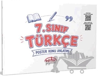 7. Sınıf Türkçe Poster Konu Anlatımlı – Kolektif – Editör Yayınevi kitap kapağı