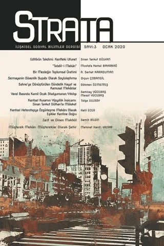 Strata İlişkisel Sosyal Bilimler Dergisi Sayı: 3 Ocak 2020 – Strata Dergisi Yayınları kitap kapağı