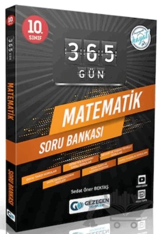 10. Sınıf 365 Gün Matematik Soru Bankası – Sedat Öner Bektaş – Gezegen Yayıncılık kitap kapağı