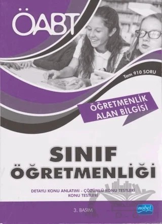 ÖABT Sınıf Öğretmenliği - Öğretmenlik Alan Bilgisi – Kolektif – Nobel Akademik Yayıncılık kitap kapağı