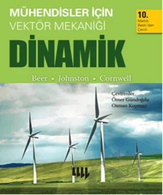 Mühendisler için Vektör Mekaniği Dinamik – E.Russell Johnston, Ferdinand Beer, Phillip Cornwell – Literatür Yayıncılık kitap kapağı