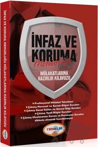 İnfaz Ve Koruma Memurluğu Mülakatlarına Hazırlık Kılavuzu – Kolektif – Yediiklim Yayınları kitap kapağı