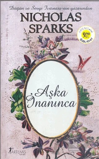 Aşka İnanınca – Nicholas Sparks – Artemis Yayınları kitap kapağı