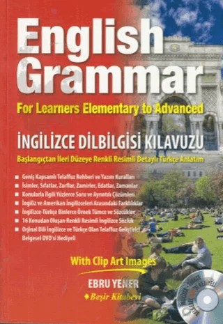 English Grammar İngilizce Dilbilgisi Kılavuzu CD'li – Ebru Yener – Beşir Kitabevi kitap kapağı