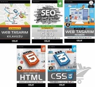 Hızlı ve Kolay Web Tasarım Seti 3 (5 Kitap Takım) – Kolektif – Kodlab Yayın Dağıtım kitap kapağı