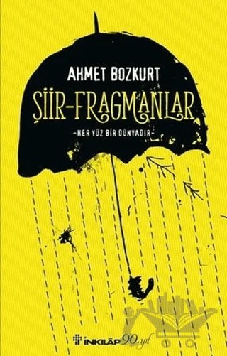 Şiir - Fragmanlar – Ahmet Bozkurt – İnkılap Kitabevi kitap kapağı