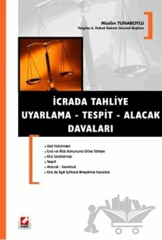 İcrada Tahliye - Uyarlama - Tespit - Alacak Davaları – Müslim Tunaboylu – Seçkin Yayıncılık kitap kapağı