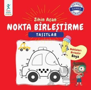 Zihin Açan Nokta Birleştirme Taşıtlar – Tuğçe Turguner – Çocuk Gelişimi Yayınları kitap kapağı