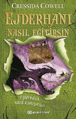 Ejderhanı Nasıl Eğitirsin 3 - Ejderhaca Nasıl Konuşursun – Cressida Cowell – Epsilon Yayınevi kitap kapağı