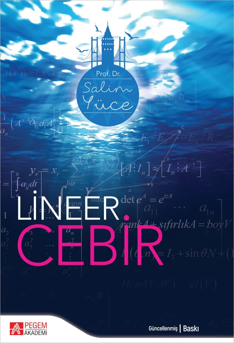 Lineer Cebir – Salim Yüce – Pegem Akademi Yayıncılık kitap kapağı