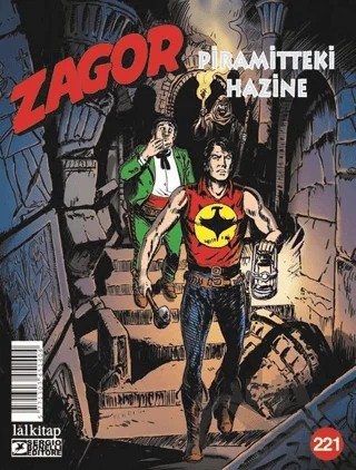 Zagor Sayı: 221 - Piramitteki Hazine – Moreno Burattini – Lal Kitap kitap kapağı