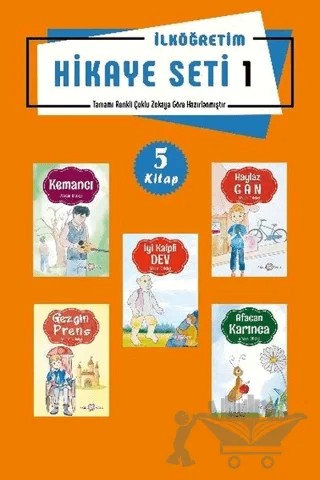 İlköğretim Hikaye Seti 1 - 5 Kitap – Afacan Dilekçi – Akıllı Zebra kitap kapağı
