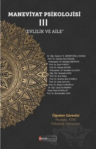 Maneviyat Psikolojisi - 3 – Kolektif – Kimlik Yayınları kitap kapağı