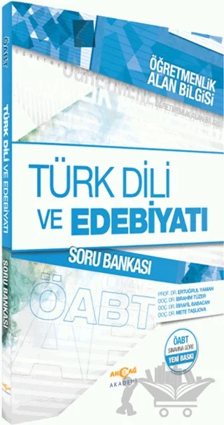 Öğretmenlik Alan Bilgisi Türk Dili ve Edebiyatı Soru Bankası – Ertuğrul Yaman, İbrahim Tüzer, İsrafil Babacan, Mete Taşlıova – Akçağ Yayınları kitap kapağı