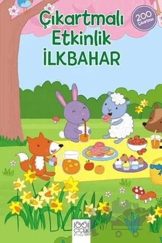 İlkbahar - Çıkartmalı Etkinlik – Samanta Meredith – 1001 Çiçek Kitaplar kitap kapağı