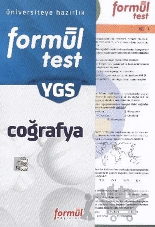 YGS Coğrafya Formül Test – Kolektif – Formül Yayınları kitap kapağı