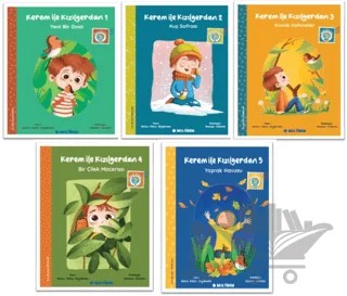 Kerem ile Kızılgerdan Seti (5 Kitap) – Hatice Kübra Büyükmutu – Multibem Yayınları kitap kapağı