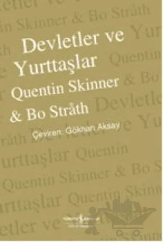 Devletler ve Yurttaşlar – Quentin Skinner – İş Bankası Kültür Yayınları kitap kapağı