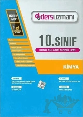 10. Sınıf Kimya Ders Fasikülleri – Kolektif – Ders Uzmanı Yayınları kitap kapağı