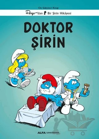 Doktor Şirin – Peyo – Alfa Yayınları kitap kapağı
