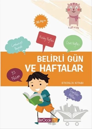 Belirli Gün ve Haftalar Etkinlik Kitabı (36 Ay) – Elif Alkan – Bir Ocak Yayınları kitap kapağı