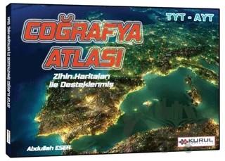 TYT - AYT Coğrafya Atlası – Abdullah Eser – Kurul Yayıncılık kitap kapağı