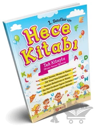 1. Sınıflar İçin Hece Kitabı – Kolektif – 4 Adım Yayınları kitap kapağı
