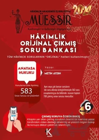 Müessir Anayasa Hukuku – Metin Aydın – Kuram Kitap kitap kapağı