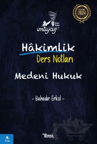 İmtiyaz Medeni Hukuk Hakimlik Ders Notları – Bahadır Erkol – Temsil Kitap kitap kapağı