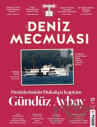 Yeni Deniz Mecmuası Sayı: 27 - Aralık 2022 – Yeni Deniz Mecmuası Dergisi kitap kapağı