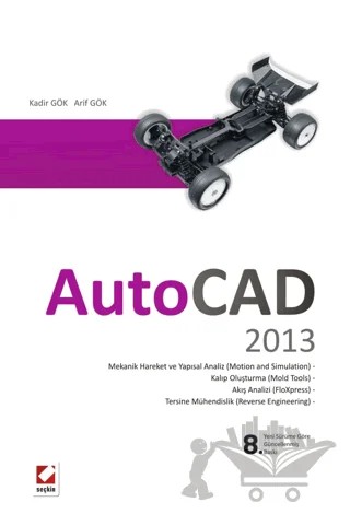 AutoCAD 2013 – Kadir Gök, Arif Gök – Seçkin Yayıncılık kitap kapağı