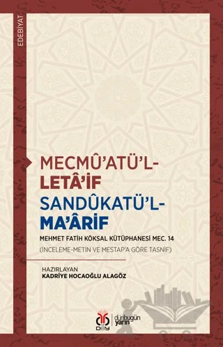 Mecmü'atü'l-Leta'if Sandükatü'l-Ma'arif – Kolektif – DBY Yayınları kitap kapağı