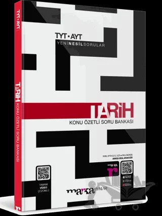 2023 TYT AYT Tarih Konu Özetli Yeni Nesil Soru Bankası Tamamı Video Çözümlü – Kolektif – Marka Yayınları kitap kapağı