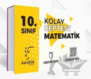 10. Sınıf Matematik Kolay Cep Test – Kolektif – Karekök Yayıncılık kitap kapağı