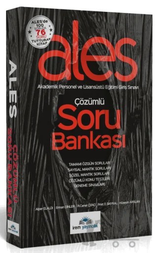 2023 ALES Soru Bankası Çözümlü – Kolektif – İrem Yayıncılık kitap kapağı