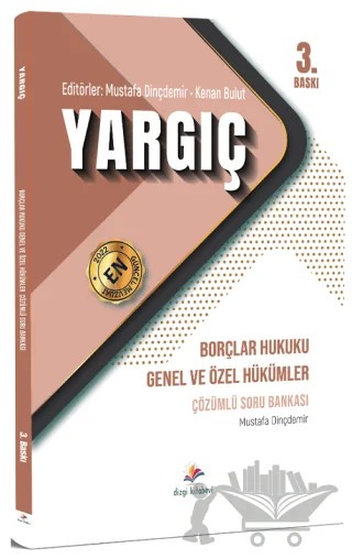 2022 İdari Hakimlik YARGIÇ Borçlar Hukuku Genel Özel Hükümler Soru Bankası – Mustafa Dinçdemir – Dizgi Kitap kitap kapağı