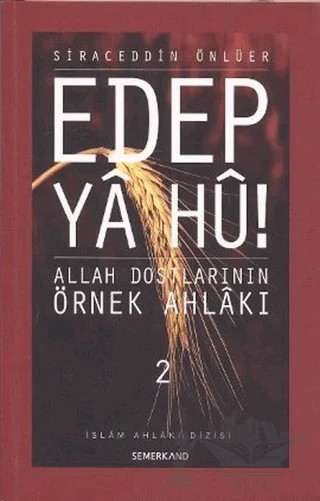 Edep Ya Hu! (Cilt 2) – Siraceddin Önlüer – Semerkand Yayınları kitap kapağı