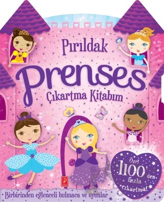 Pırıldak Prenses Çıkartma Kitabım – Kolektif – Pena Yayınları kitap kapağı