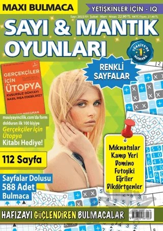 Maxi Sayı ve Mantık Oyunları 5 – Kolektif – Maxi Yayıncılık kitap kapağı