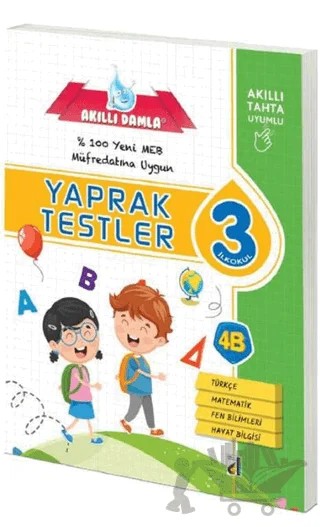 3. Sınıf Tüm Dersler Yaprak Test 2020 – Kolektif – Damla Yayınevi kitap kapağı