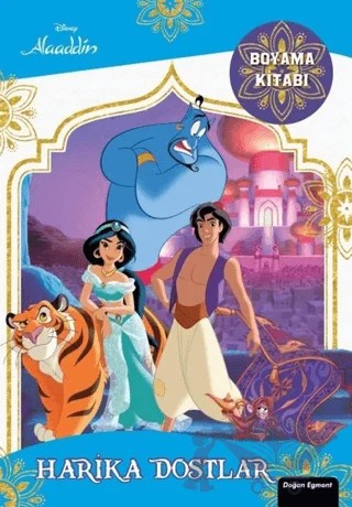 Harika Dostlar Boyama Kitabı - Disney Alaaddin – Kolektif – Doğan Egmont Yayıncılık kitap kapağı