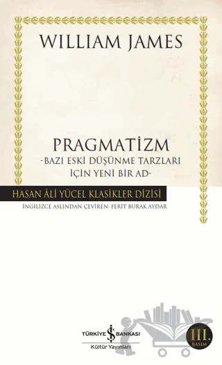Pragmatizm – William James – İş Bankası Kültür Yayınları kitap kapağı
