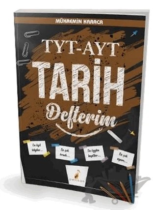 2021 TYT-AYT Tarih Defterim – Mükremin Karaca – Pelikan Tıp Teknik Yayıncılık kitap kapağı