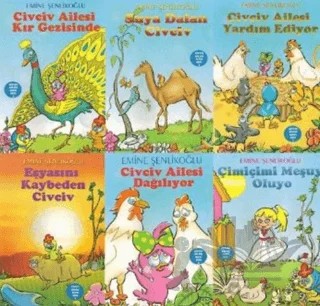 Civciv Ailesi Mavi Seri ( 6 Kitap Takım ) – Emine Şenlikoğlu – Mektup Yayınları kitap kapağı
