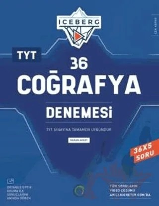 TYT Iceberg 36 Coğrafya Denemesi – Hakan Aksoy – Okyanus Yayınları kitap kapağı