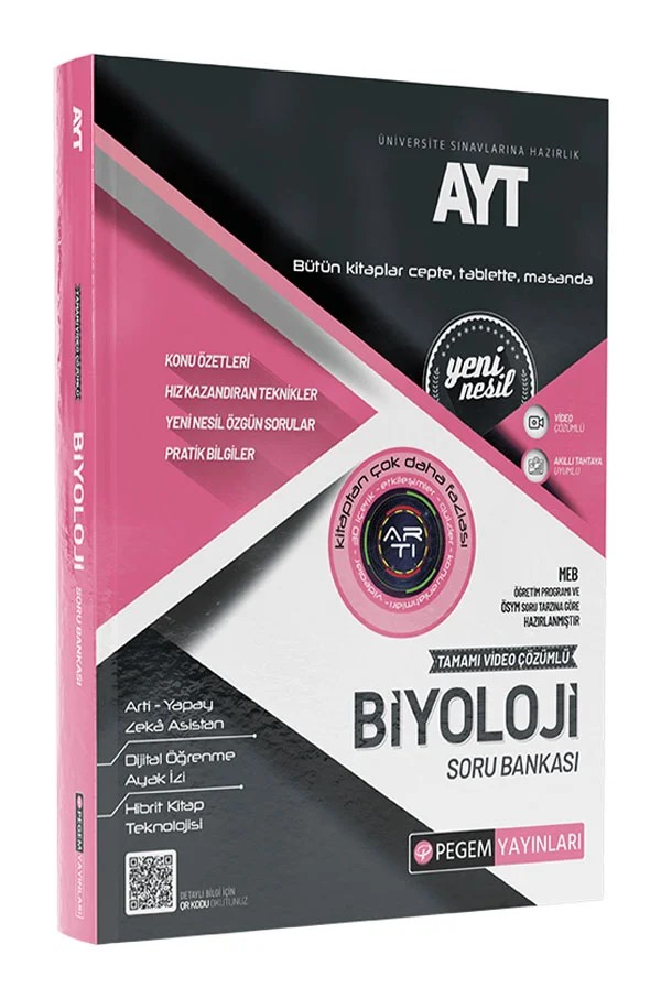 AYT Biyoloji Soru Bankası – Pegem Akademi Yayıncılık kitap kapağı