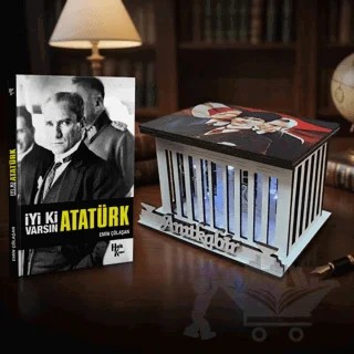 İyi ki Varsın Atatürk ve Kocatepe Ahşap Anıtkabir Işıklı Maket – Emin Çölaşan – Halk Kitabevi kitap kapağı